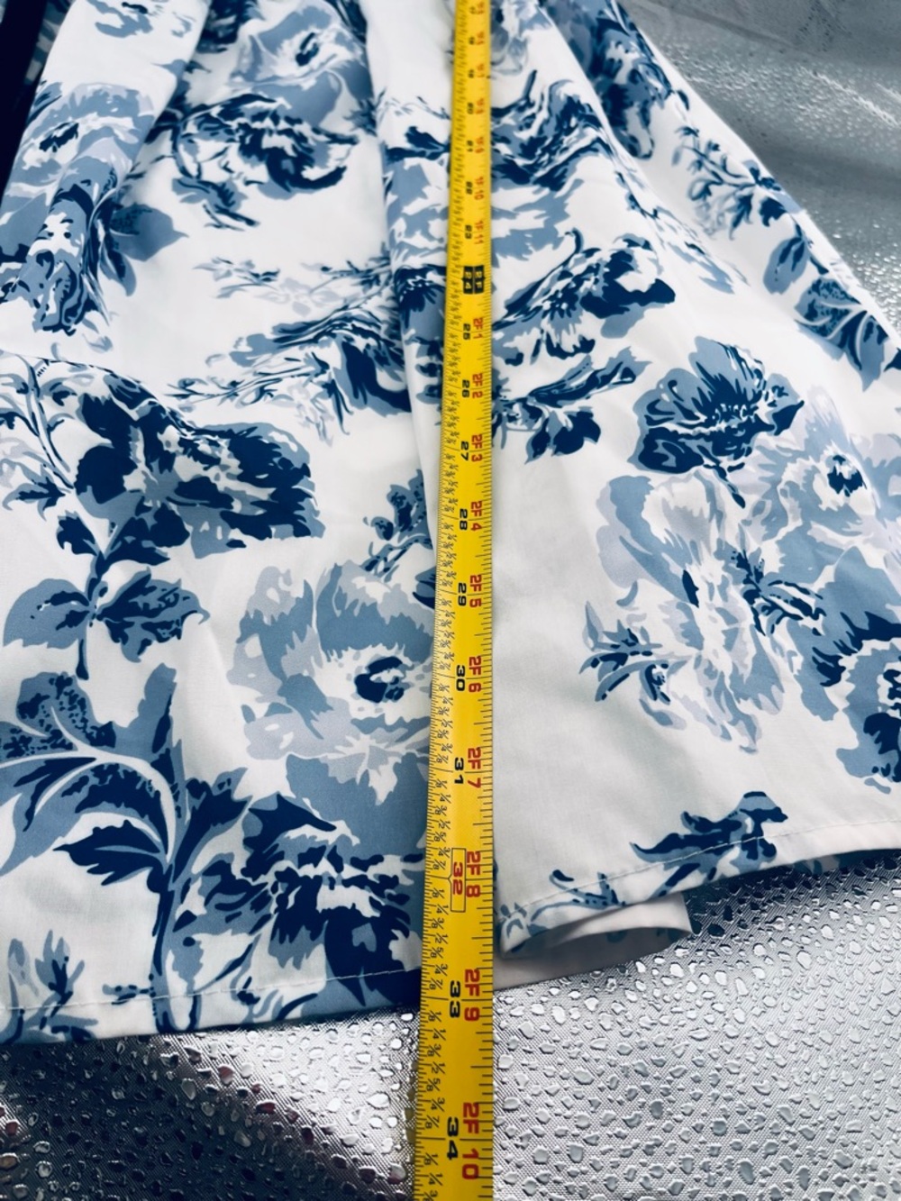 Floral Print Ruffle Shoulder Babydoll Boho Cottagecore Tunic Dress Size M - Picture 12 of 13